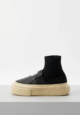 MM6 Maison Margiela: Чёрные мокасины 