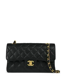 CHANEL Pre-Owned: Чёрная сумка 