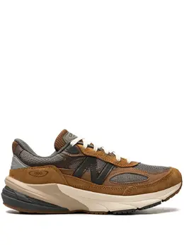 New Balance: Коричневые кроссовки 