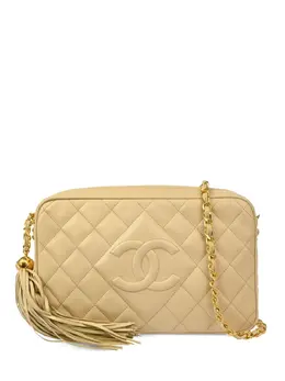 CHANEL Pre-Owned: Бежевая сумка 