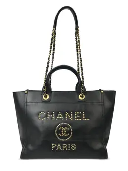 CHANEL Pre-Owned: Чёрная сумка 