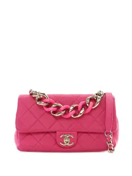 CHANEL Pre-Owned: Розовая сумка 