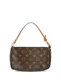 Louis Vuitton Pre-Owned: Коричневый клатч 