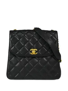 CHANEL Pre-Owned: Чёрная сумка 