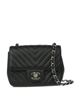 CHANEL Pre-Owned: Чёрная сумка 