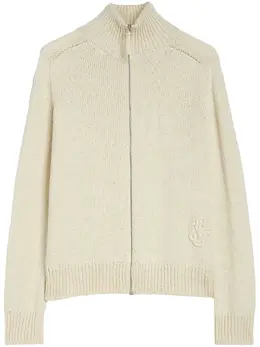 Jil Sander: Белый кардиган 