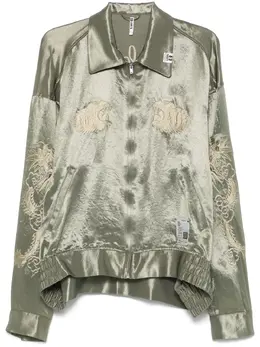 Maison MIHARA YASUHIRO: Куртка цвета хаки 