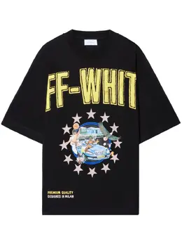 Off-White: Чёрная футболка 