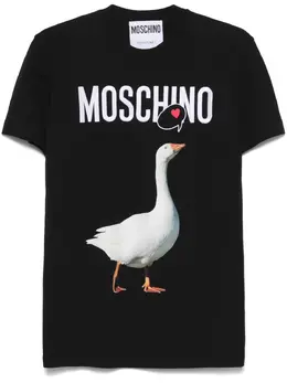 Moschino: Футболка с принтом 