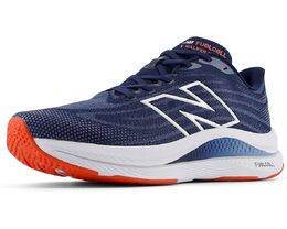 New Balance: Синие кроссовки 