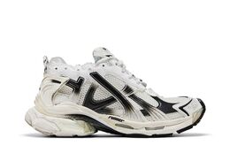 Balenciaga: Белые кроссовки  Runner