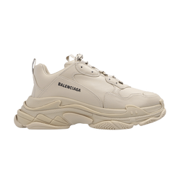 Balenciaga: Бежевые кроссовки  Triple S