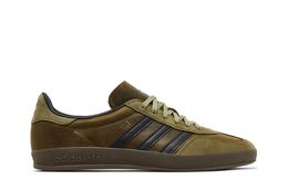 Adidas: Зелёные кроссовки  Gazelle Indoor