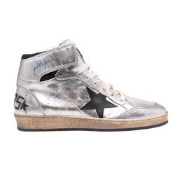 Golden Goose: Серебристые кроссовки  Sky Star