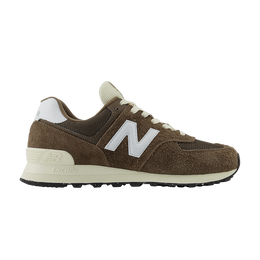 New Balance: Тёмные кроссовки  574