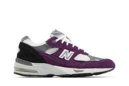 New Balance: Фиолетовые кроссовки  991