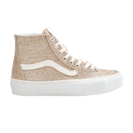 Vans: Золотые кроссовки  SK8-Hi Tapered