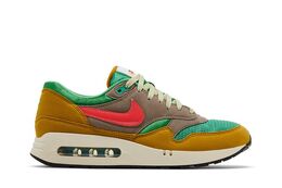 Nike: Зелёные кроссовки  Air Max 1