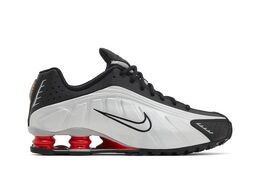 Nike: Серебристые кроссовки  Shox R4