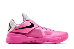 Nike: Розовые кроссовки  Zoom KD 4