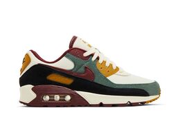 Nike: Зелёные кроссовки  Air Max 90