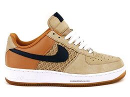 Nike: Коричневые кроссовки  Air Force 1 Low Premium