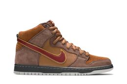 Nike: Коричневые кроссовки  Dunk High Premium SB