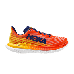 HOKA: Оранжевые кроссовки 