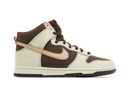 Nike: Коричневые кроссовки  Dunk High SE