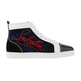 Christian Louboutin: Синие кроссовки 