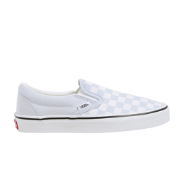 Vans: Голубые шлёпанцы  Classic Slip On