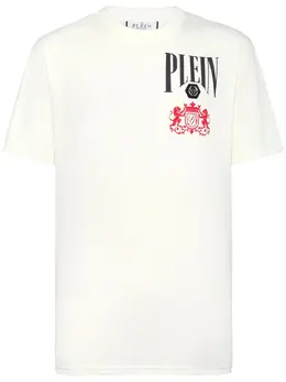 Philipp Plein: Белая футболка 