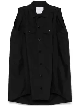 sacai: Платье без рукава 