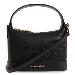 Michael Kors: Чёрная сумка через плечо 