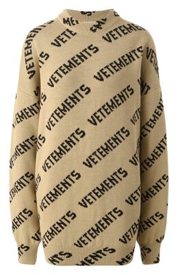 VETEMENTS: Трикотажный свитер 