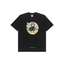 AAPE BY *A BATHING APE®: Чёрная футболка 