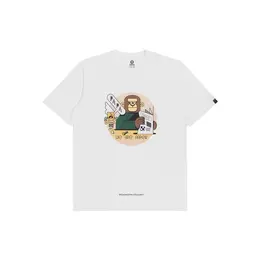 AAPE BY *A BATHING APE®: Белая футболка 