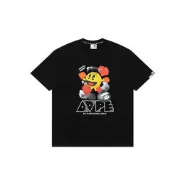 AAPE BY *A BATHING APE®: Чёрная футболка 