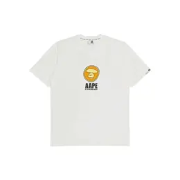 AAPE BY *A BATHING APE®: Белая футболка 