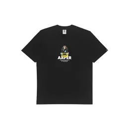 AAPE BY *A BATHING APE®: Чёрная футболка 