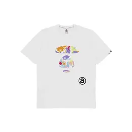 AAPE BY *A BATHING APE®: Белая футболка 