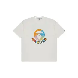 AAPE BY *A BATHING APE®: Белая футболка 