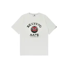 AAPE BY *A BATHING APE®: Белая футболка 