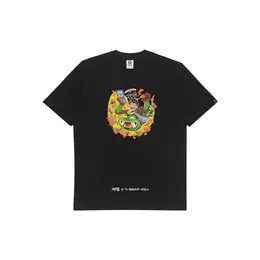 AAPE BY *A BATHING APE®: Чёрная футболка 