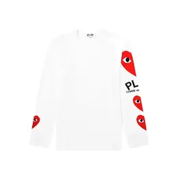 Comme des Garcons PLAY: Белый свитшот 