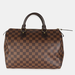 Louis Vuitton: Коричневая сумка  Speedy 30