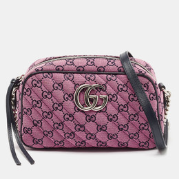 Gucci: Розовая сумка  GG Marmont