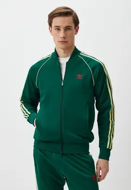 adidas Originals: Зелёная толстовка 