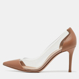 Gianvito Rossi: Бежевые туфли  Plexi