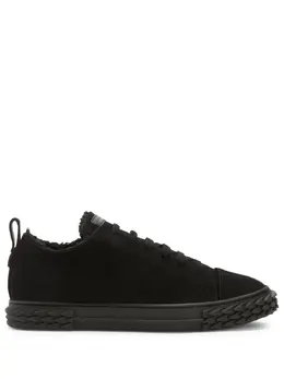 Giuseppe Zanotti: Чёрные кроссовки  Frankie